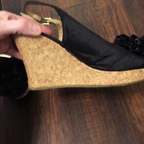 Black cork wedges - Picture 7 of 7